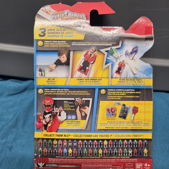 Power Rangers Megaforce Legendary Ranger Key Pack - Red, Yellow, Silver - Picture 3 of 5